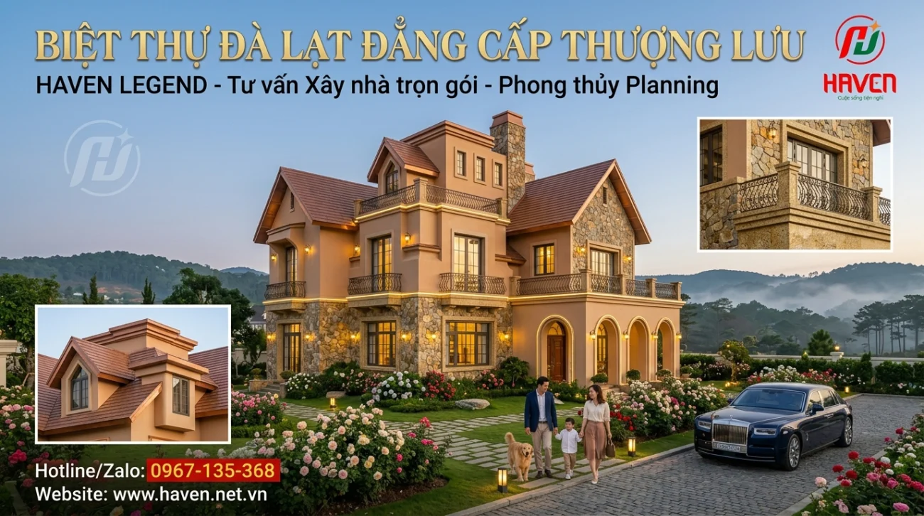 Biệt thự Pháp Tân cổ điển tại Liên Nghĩa Đức Trọng